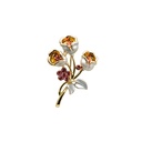 Vintage Flower Alloy Brooch