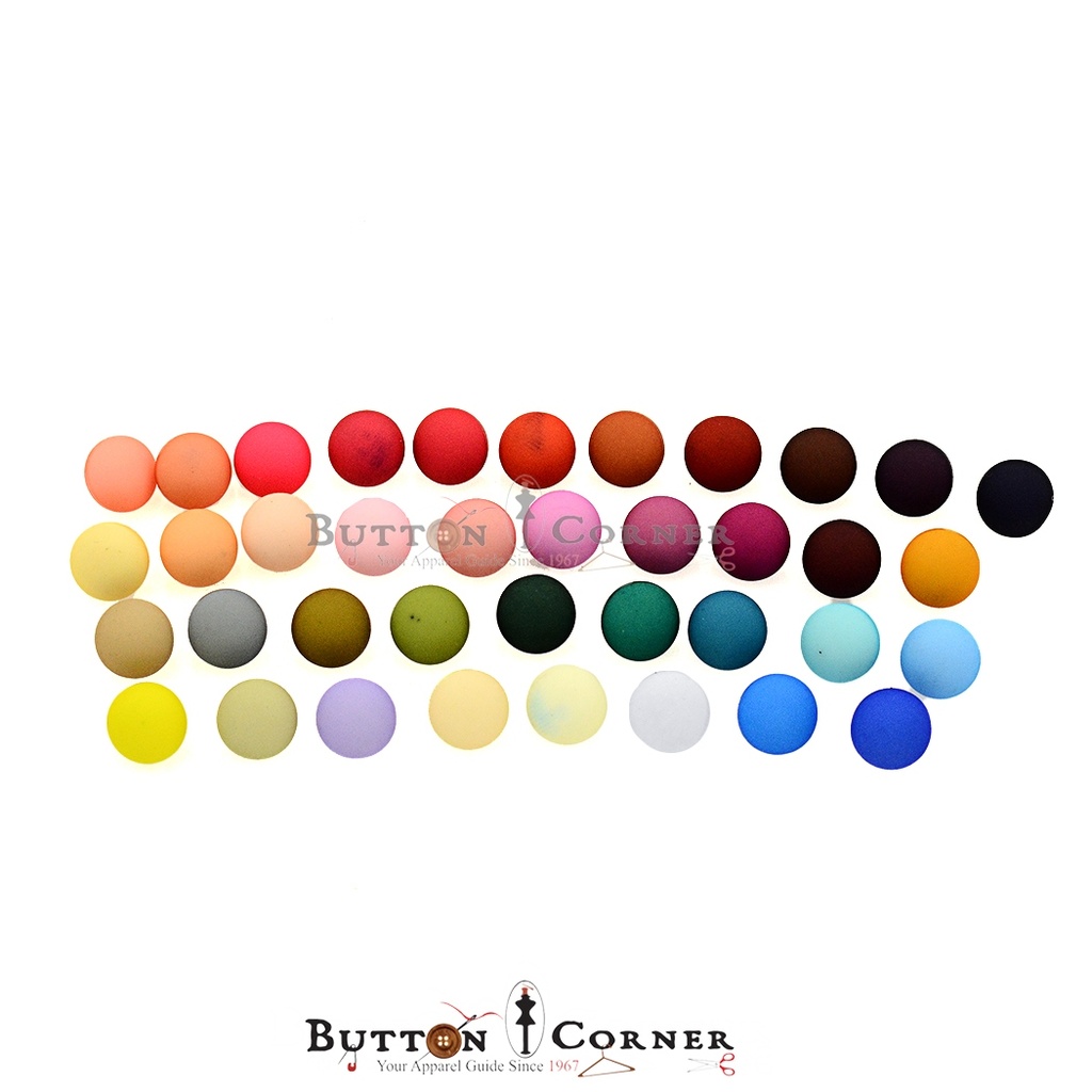 Matt Finish Round Shank Button