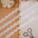 One Side Border Shuttle Lace
