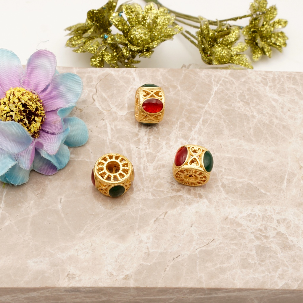 Hollow Spacer Barrel Shape Beads