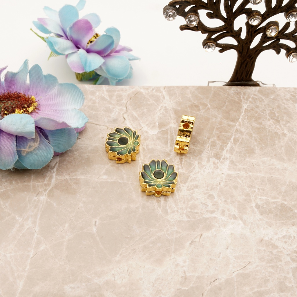 Enamel Cloisonne Flower Beads