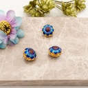 Enamel Cloisonne Flat Spacer Beads