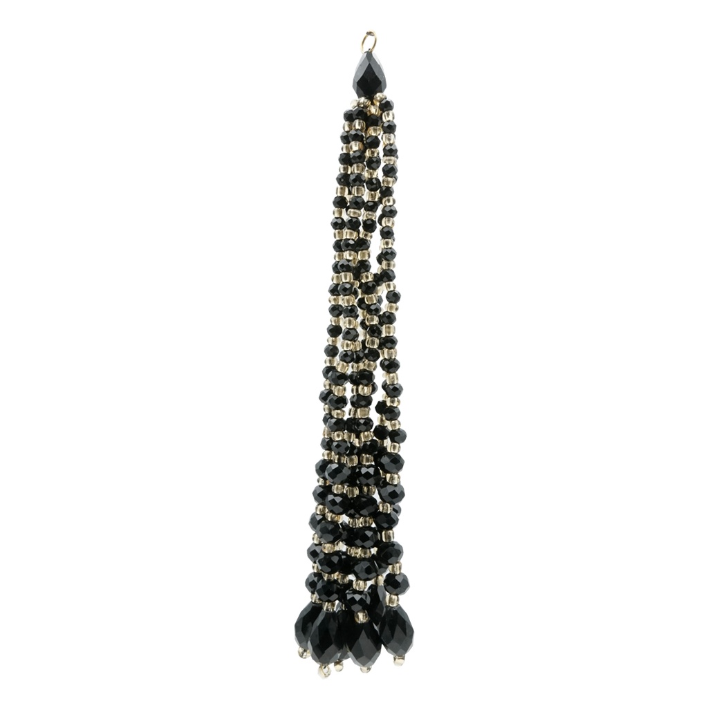 Fancy Glass Beads Crystals Tassel