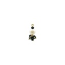 Elegant Mini Pearl & Crystal Beads Cluster Hanging