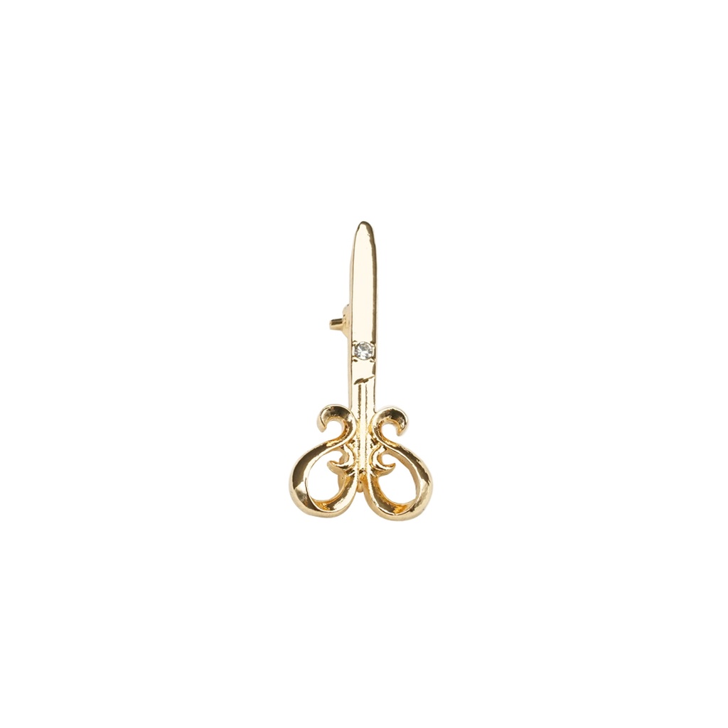 Decorative Handle Scissor Brooch