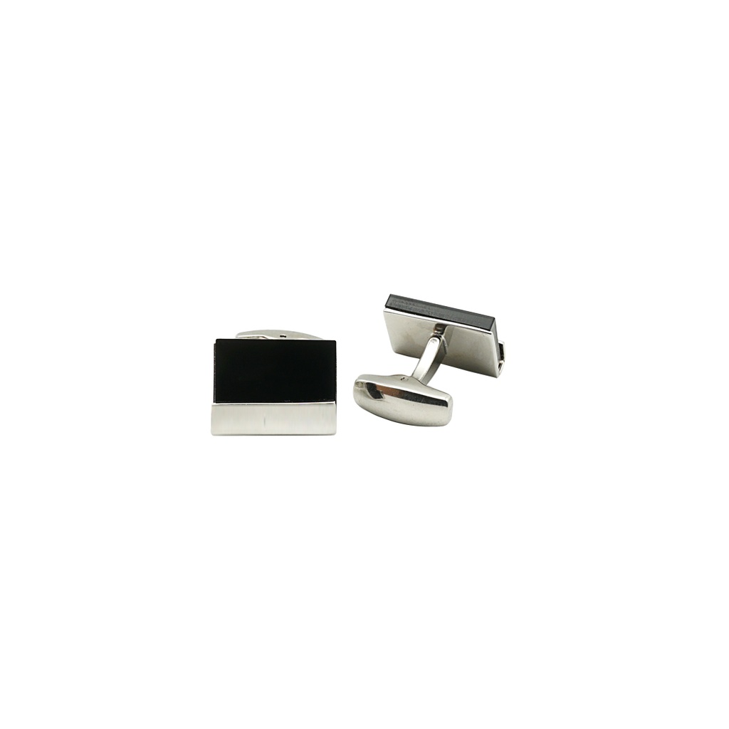 Black Onyx Classy Square Cufflink