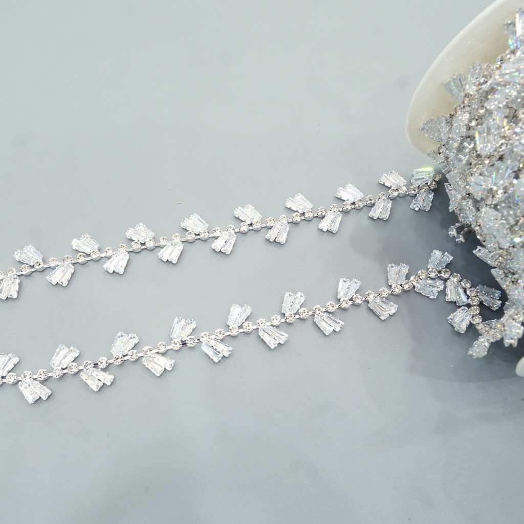 Crystals Rhinestone Zircon Fancy Chain