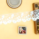 One Side Border Shuttle Net Lace