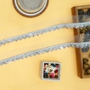 Fancy Glass Beads Sequence Lace