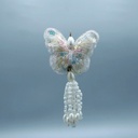 Beaded Organza Butterfly Embroidery Tassel