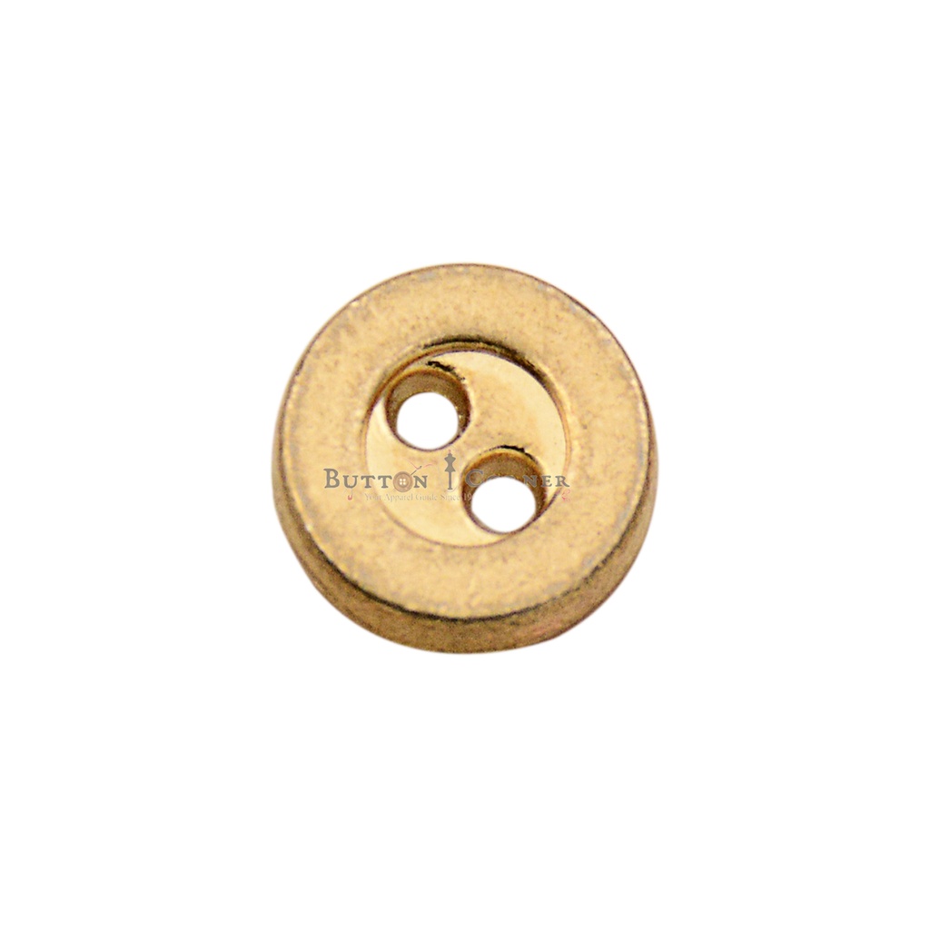 Flat Border 2 Hole Plain Shirt Button