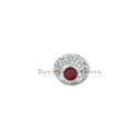 Silver Base Fancy Kundan Button