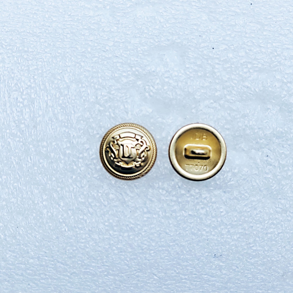 Embossed Crest Of Insignia Shirt Button