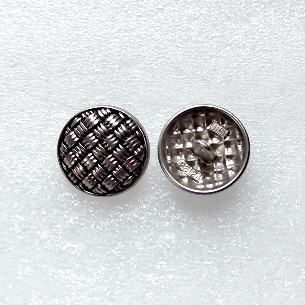 Check Pattern Shank Style Suiting Button
