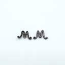 Metal Alphabet Spacer Bead
