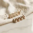 Zigzag Design Metal Bar Pin