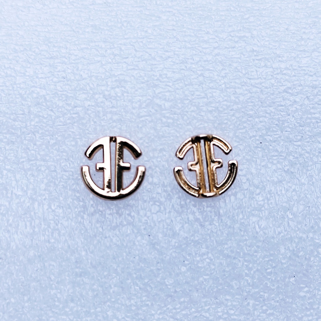 Double(E)Two Hole Metal Button