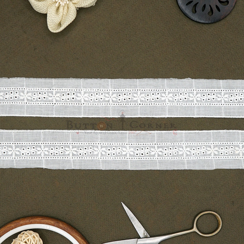 Double Side Border Cotton Lace