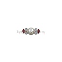 Silver Base Fancy Kundan Button