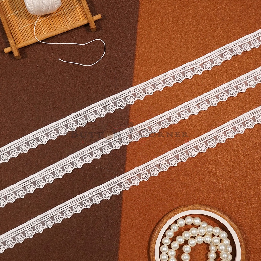 One Side Border Organza Lace