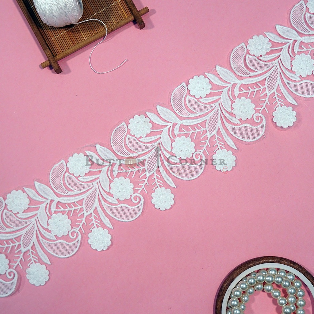 Double Side Border Organza Lace