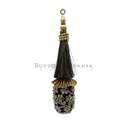 Dolki Style Metallic Yarn, Crystals Tassel