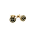 Circular Face Radiant Design Cufflink