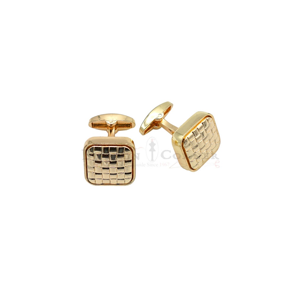 Woven Textured Square Cufflink