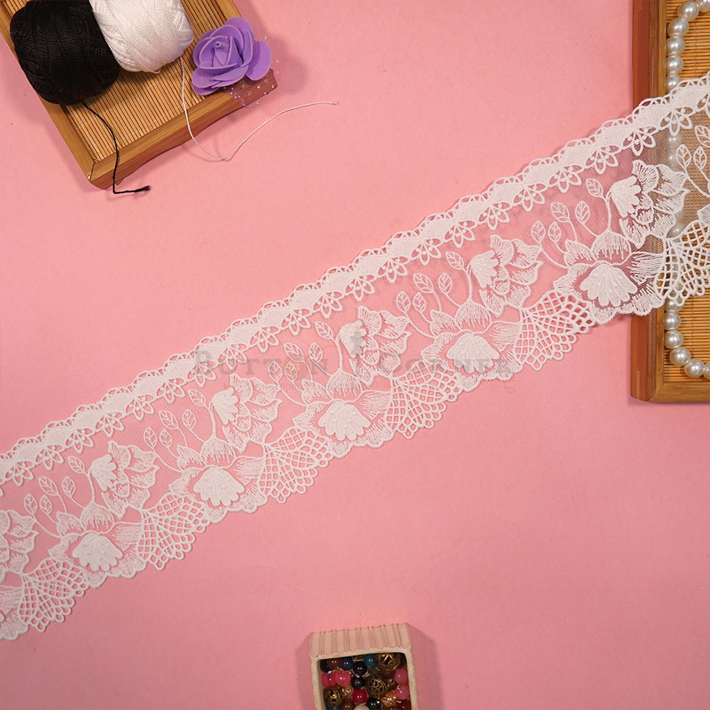 One Side Border Net Lace