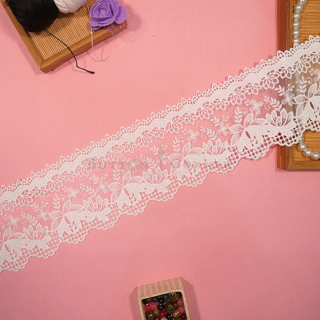 One Side Border Net Lace