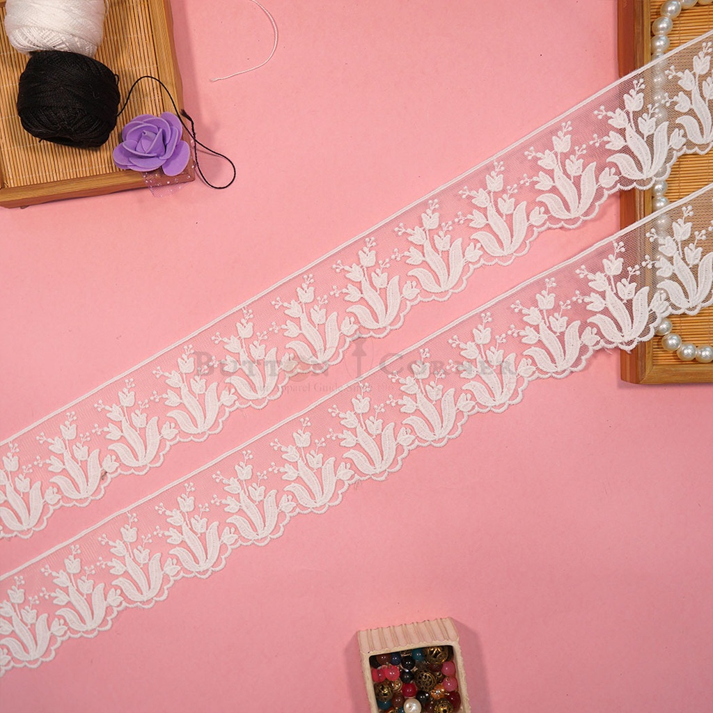 One Side Border Net Lace