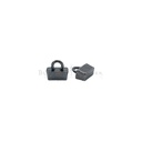 Lock Shape Metal Shank Button
