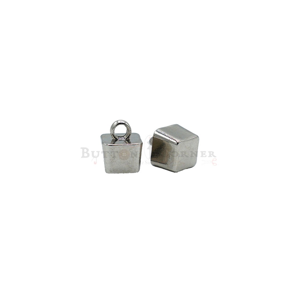 Square Shape Metal Shank Button