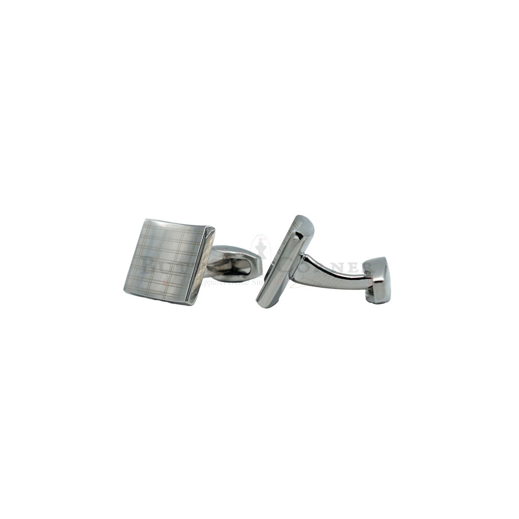 Checked Pattern Square Cufflink