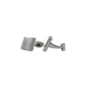 Checked Pattern Square Cufflink
