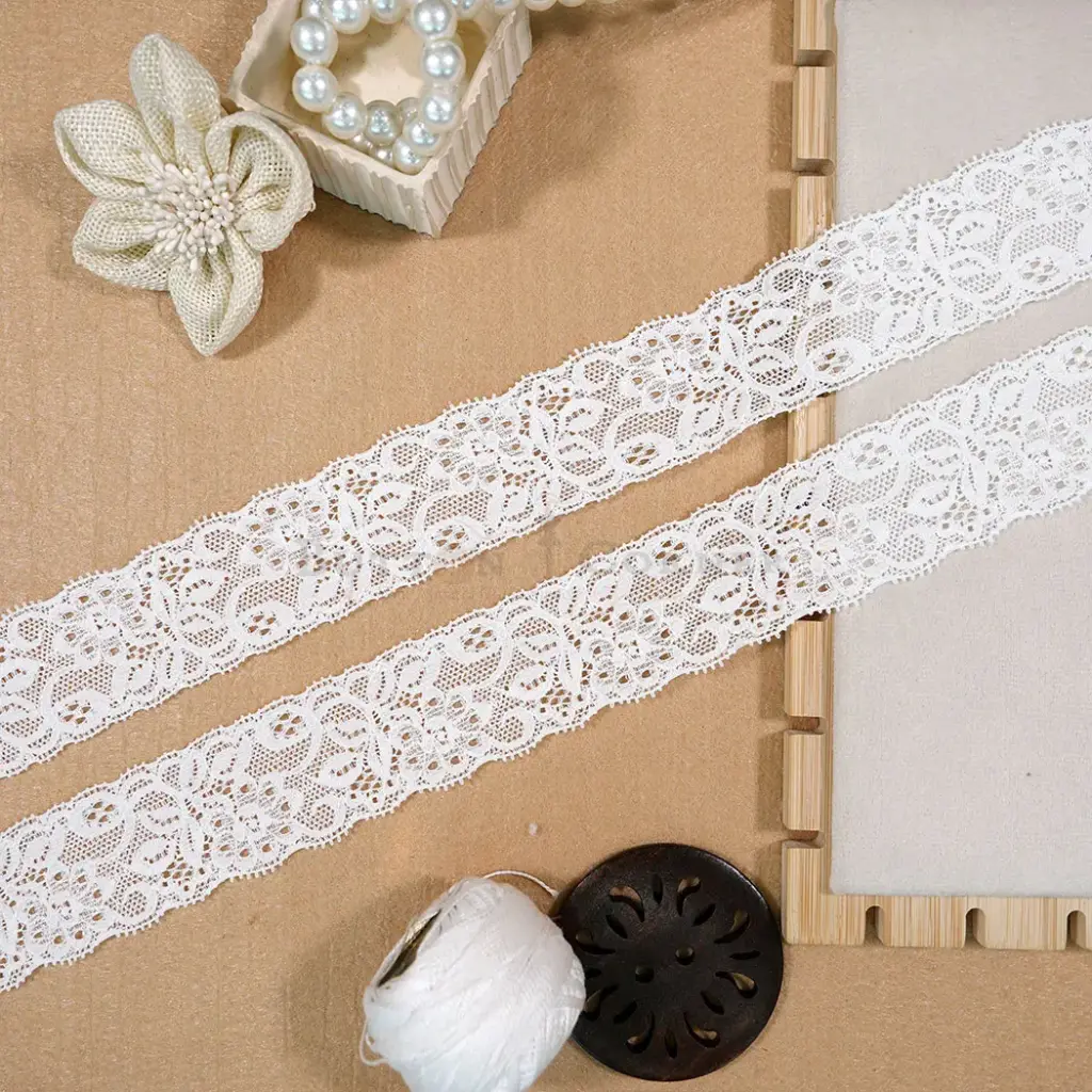 Double Side Border Lycra Net Lace