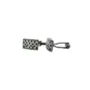 Black & Crystal Stones Rectangular Cufflink