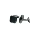 Black Onyx Stone Trendy Square Cufflink