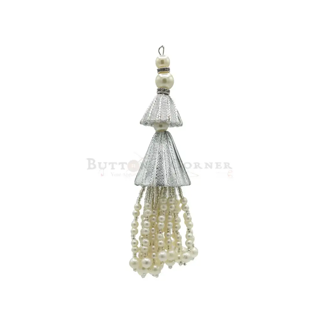 Fancy Gota Cap Pearl Tassel