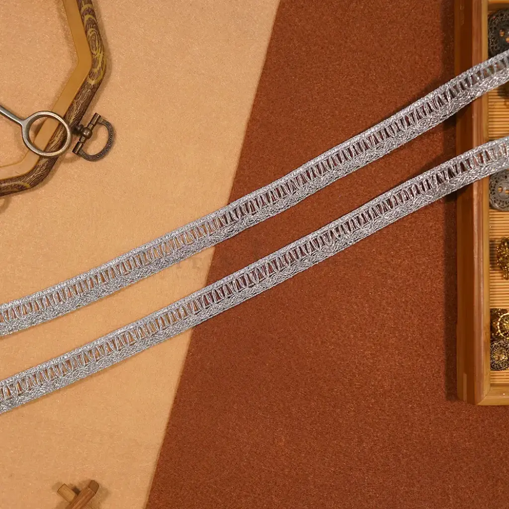 Fancy Metallic Yarn Naqshi Gota Lace