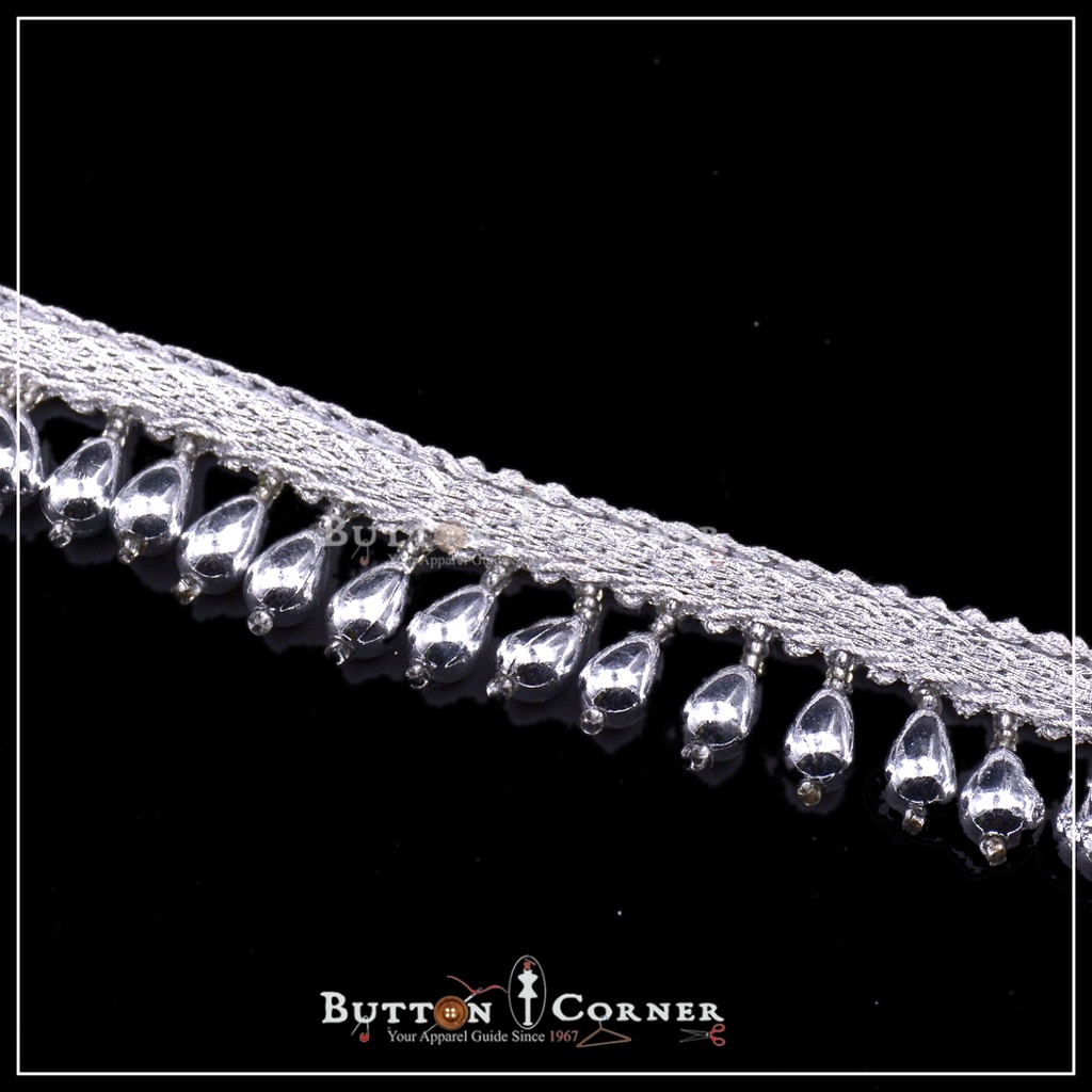 Fancy Pearl Drop Hanging Lace