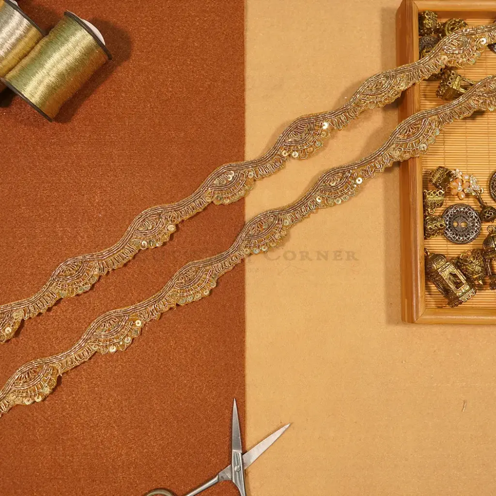 Fancy Kora&Dabka Sequence Lace