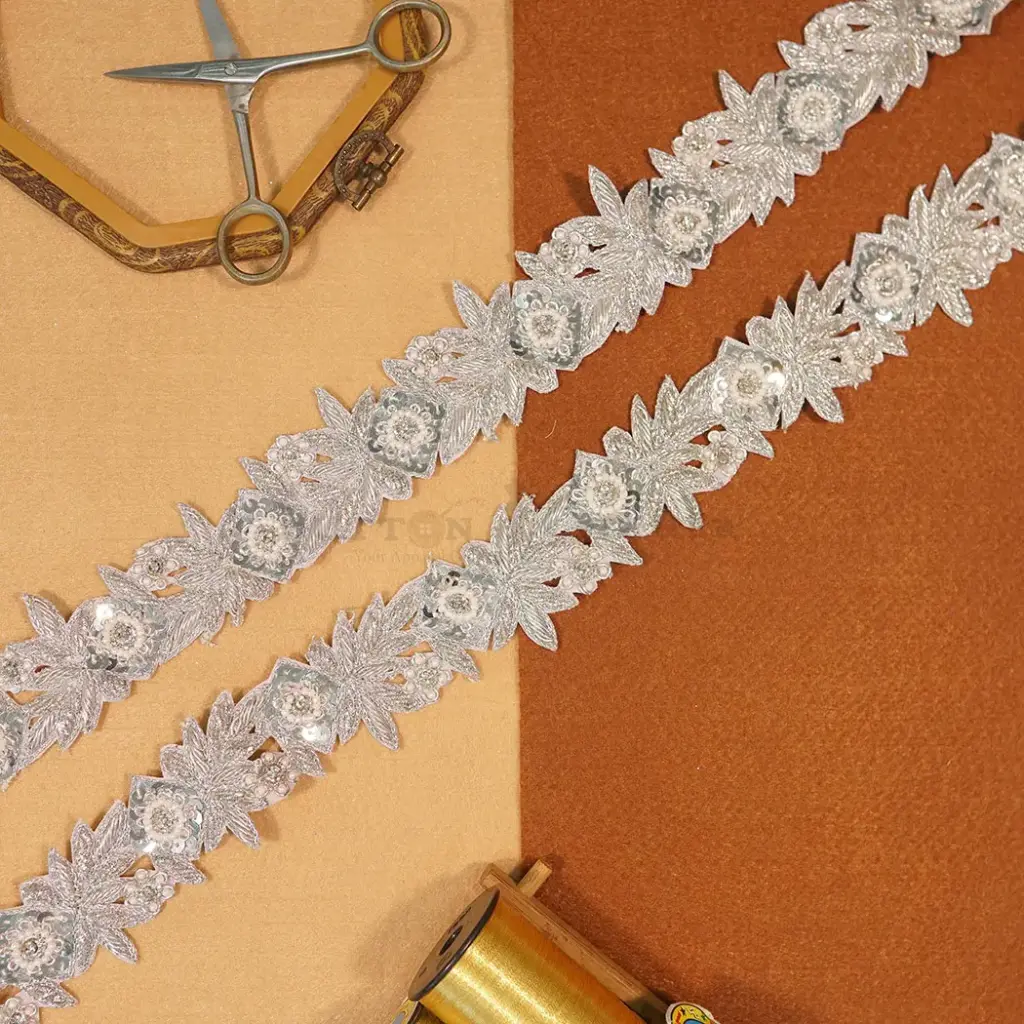 Fancy Naqshi&Dabka Sequence Lace