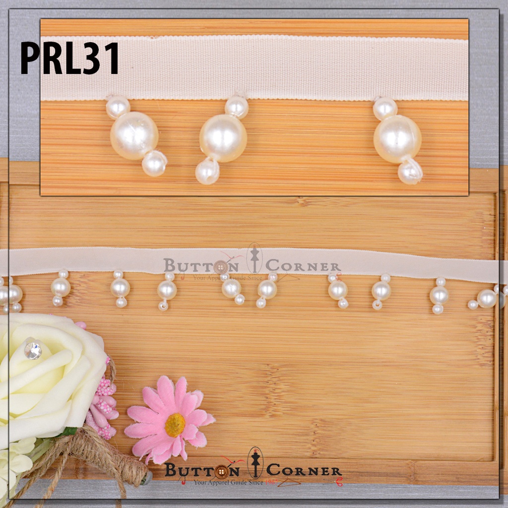 Fancy Pearl Hanging Lace