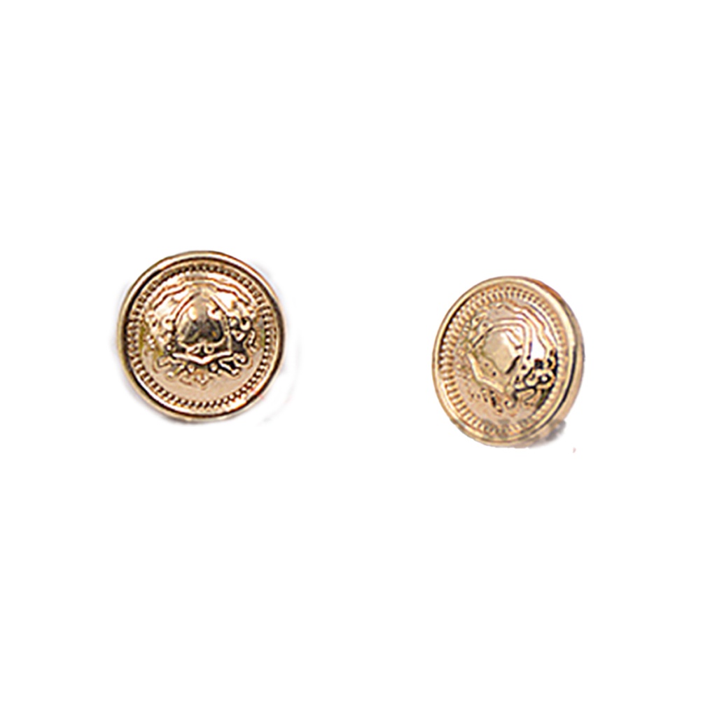 Logo Design Metal Shirt Button