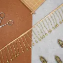 Crystal Tube Design Pearl Hanging Lace