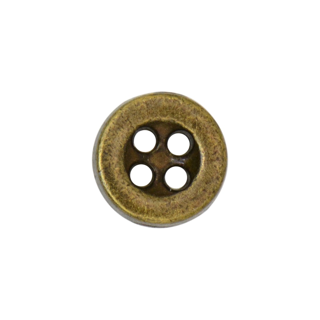 Border 4 Hole Metal Shirt Button