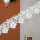 Fancy Glass Beads Sequence Lace