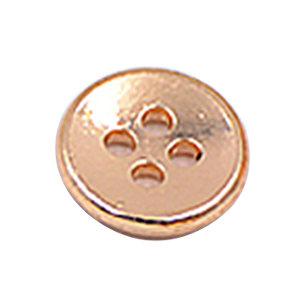 Plain 4 Hole Metal Shirt Button