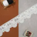 Fancy Glass Beads Sequence Lace